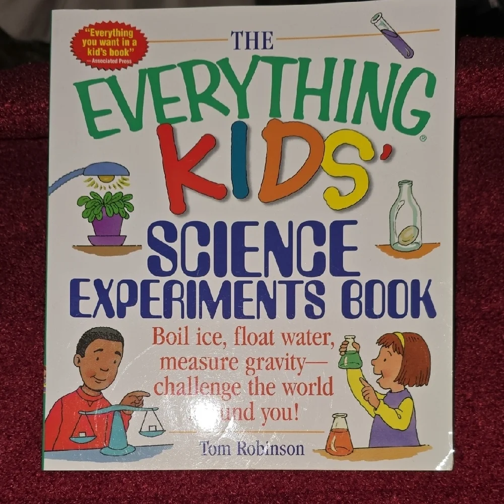 Kids' Science Experiments Book with Colorful Illustrations